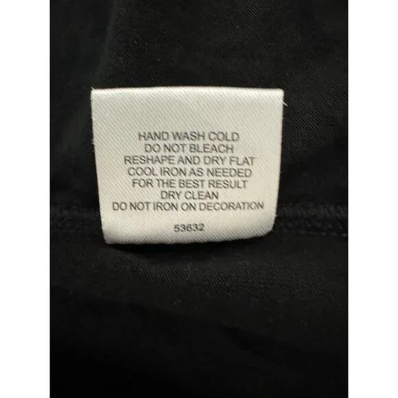 Romeo & Juliet Black Short Sleeve T-Shirt Top Sequin Heart Lightning Bolt Size S - Picture 6 of 9